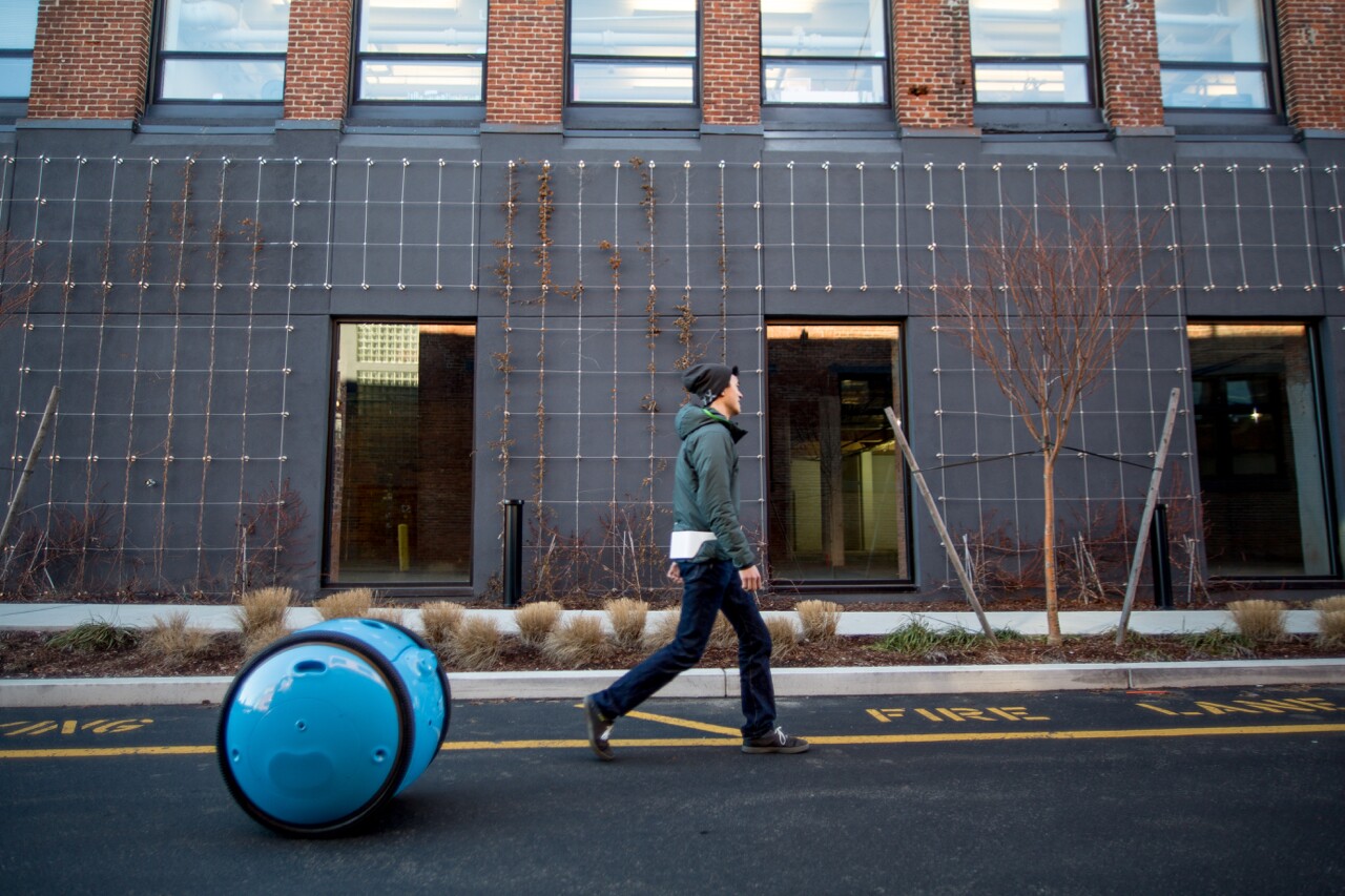 Gita's cameras, along with an ultrasonic range-finding system, constitute an obstacle-avoidance system