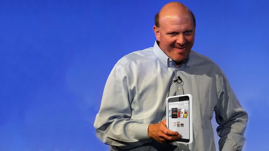 What interest does Steve Ballmer have in the Nook? (Original photo: gamerscore)