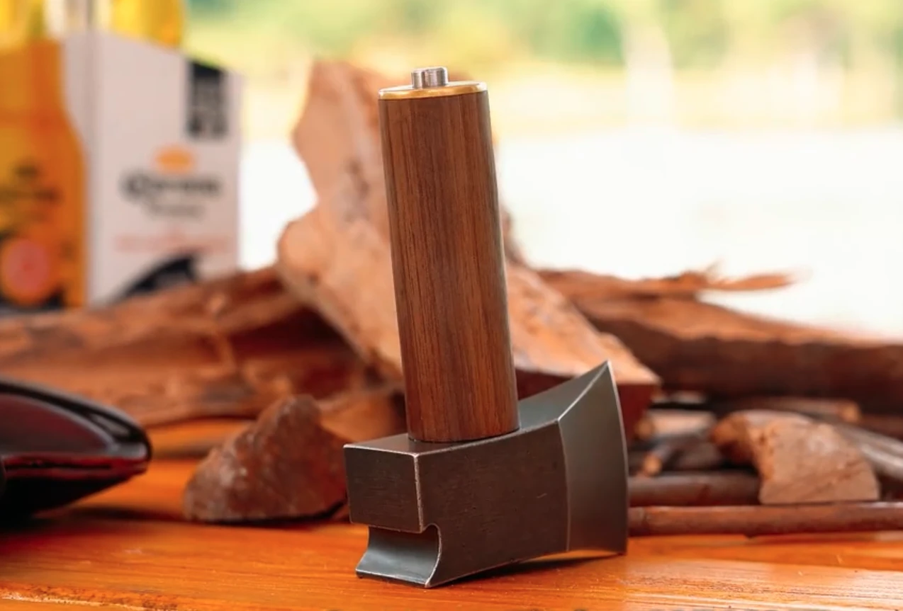 If the Axvant doesn't work out on the field, you could always dull the blade and have a woodsy decoration for a fireplace mantle or desk