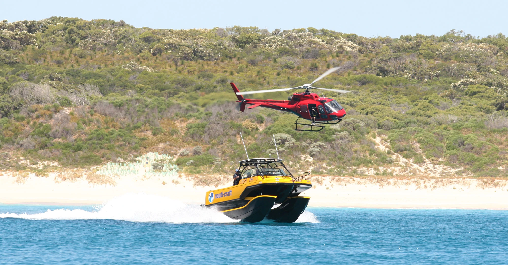 The system also keeps the bow from lifting too high when accelerating, and lets the boat bank more effectively into turns