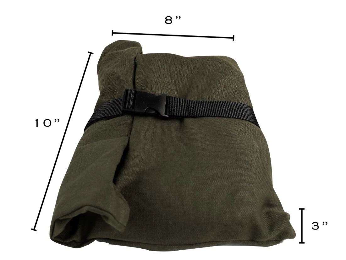 Unlike most other portable LPG fire pits, the Tripod Torch packs flat and small – not including the LPG tank, of course