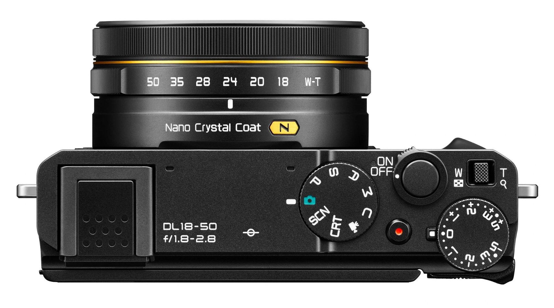 The lens on the Nikon DL18-50 benefits from Nikon’s Nano Crystal Coat to reduce lens flare