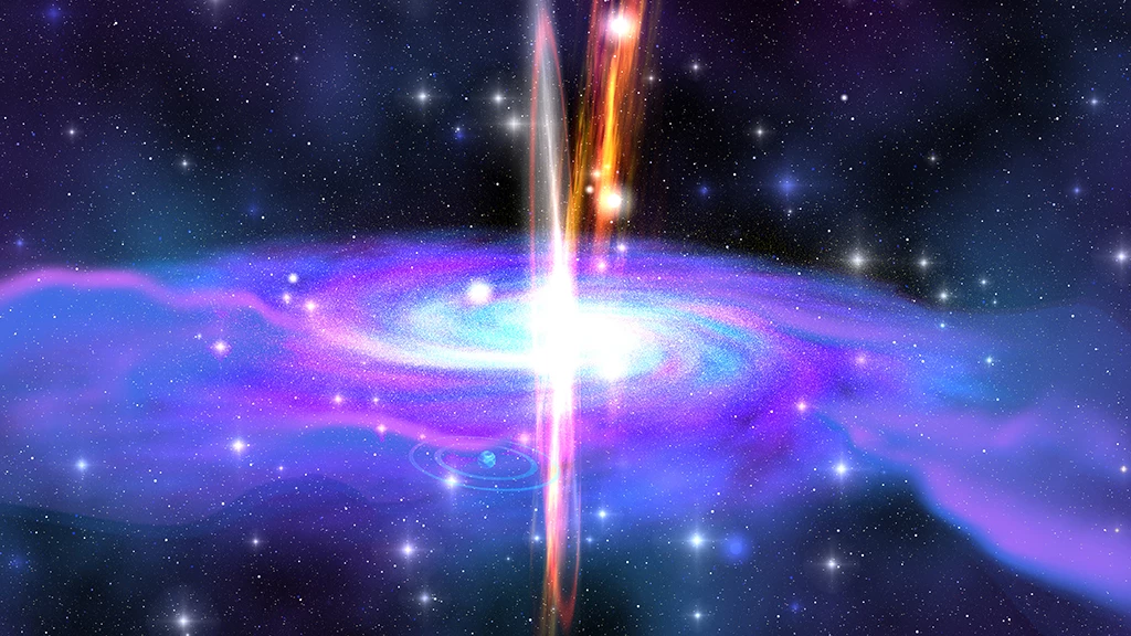 A recent study of gamma-ray bursts (that originate from the collapse of a massive star) finds that spacetime is smoother on the quantum scale than expected (Image: Shutterstock)