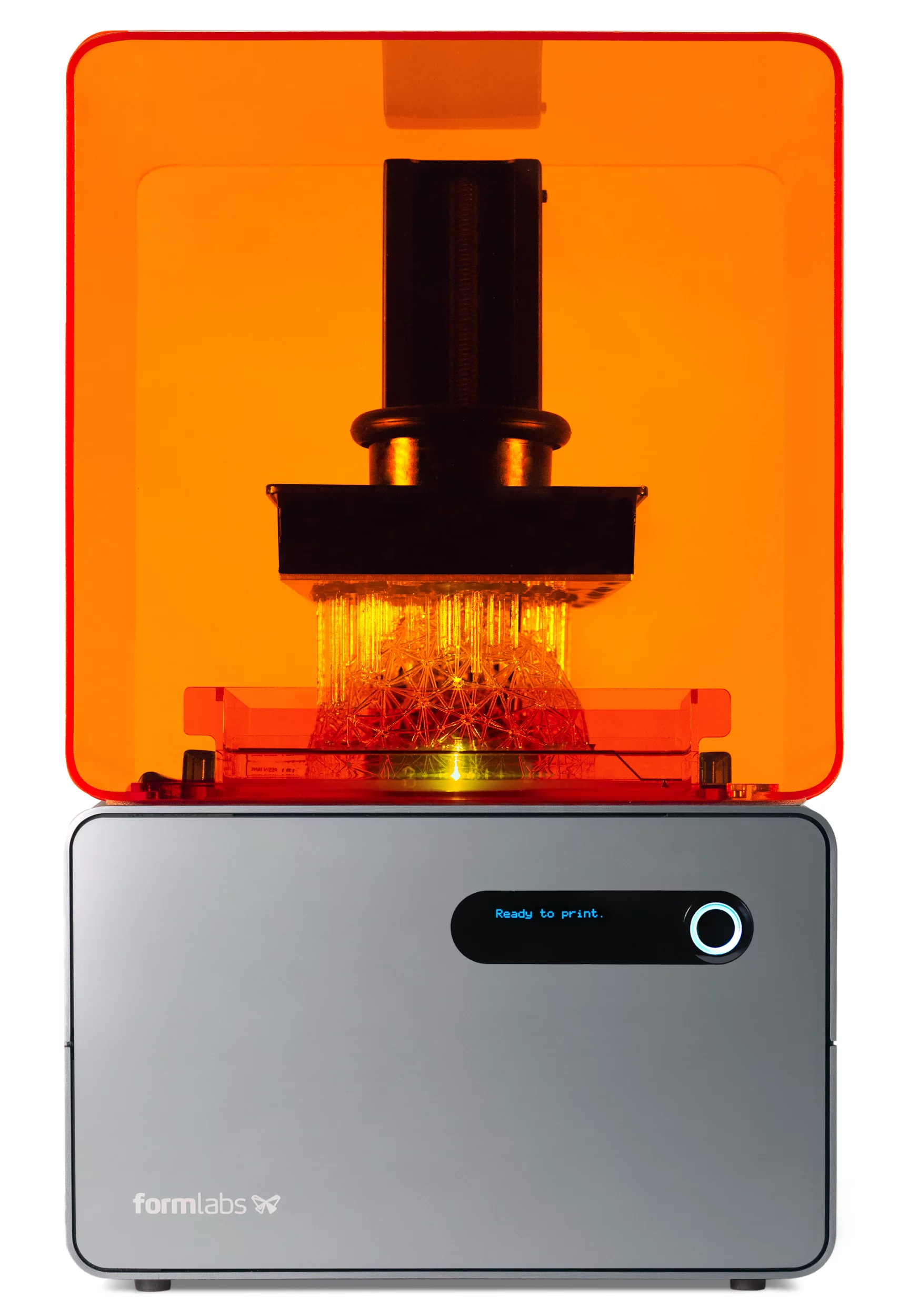 Formlabs has improved the laser, reinforced the peel motor assembly, redesigned the galvanometer control system and included a light-blocking injection-molded resin tank