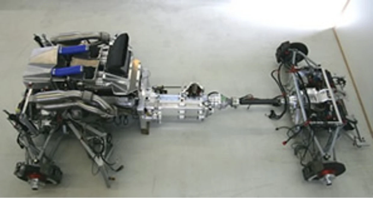 The Weber FasterOne powertrain