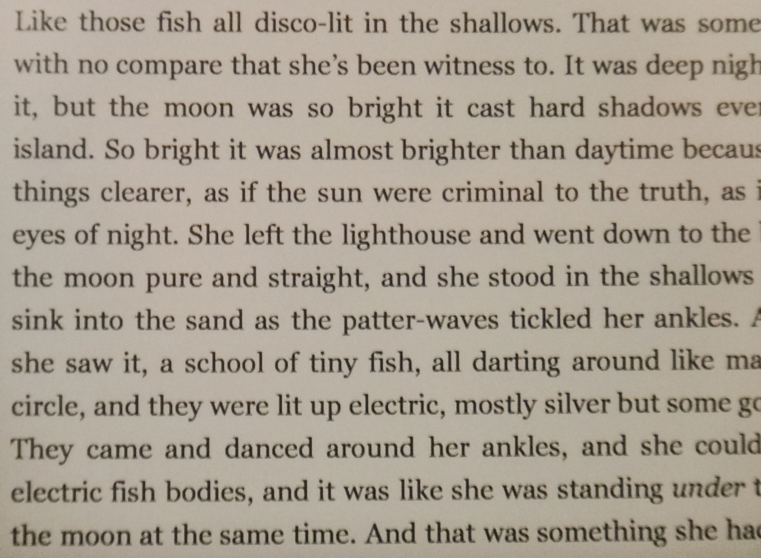 As you can imagine, the text the e-reader displays is just as sharp, if not sharper, than a high-quality paperback