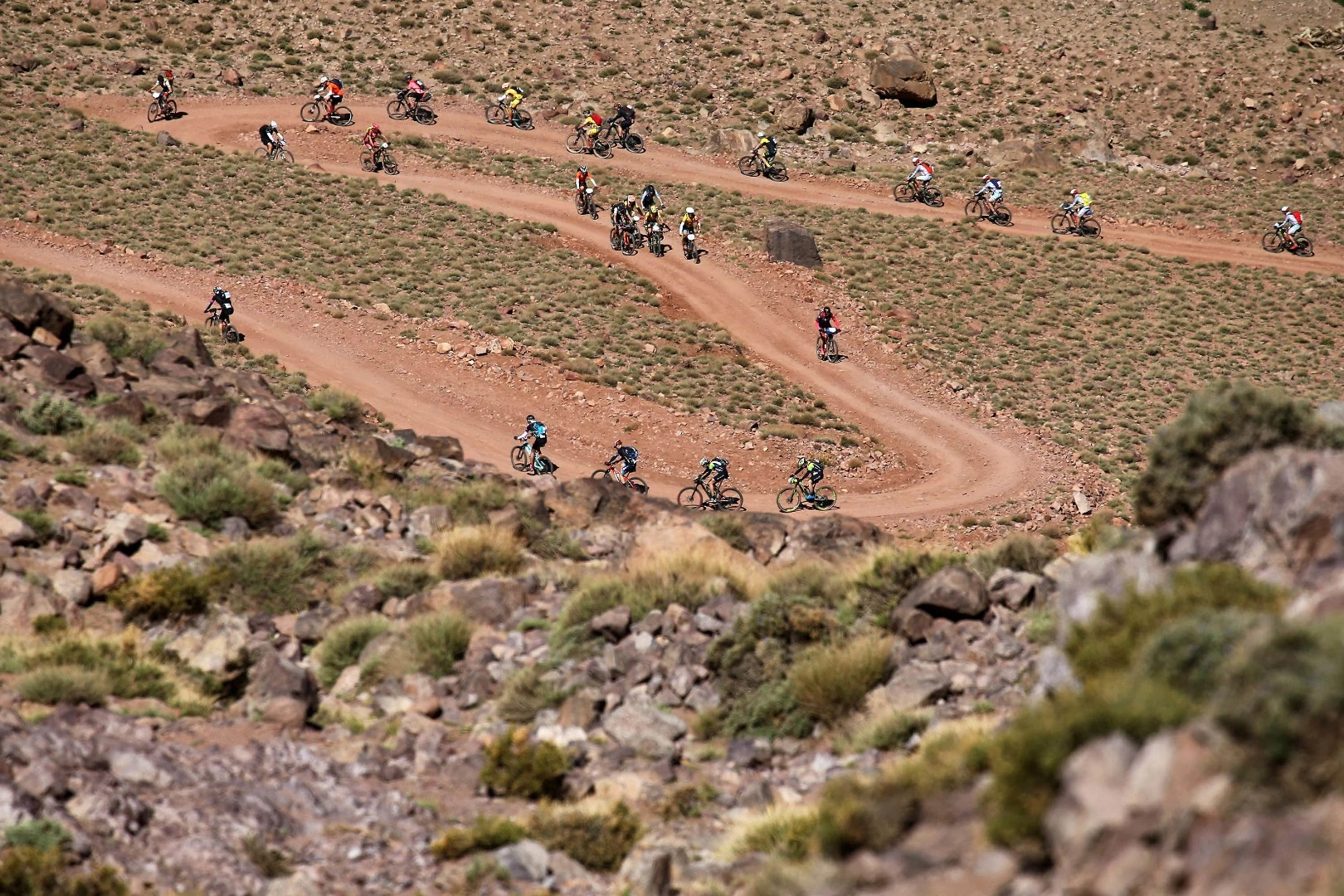 While some sections of the Gaes Titan Desert race take place along rocky tracks, others see riders contend with very sandy surfaces through the dunes