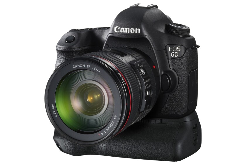 A BG-E13 battery grip will also be available for Canon EOS 6D users who find the extended body better balanced with big lenses or easier to shoot with vertically