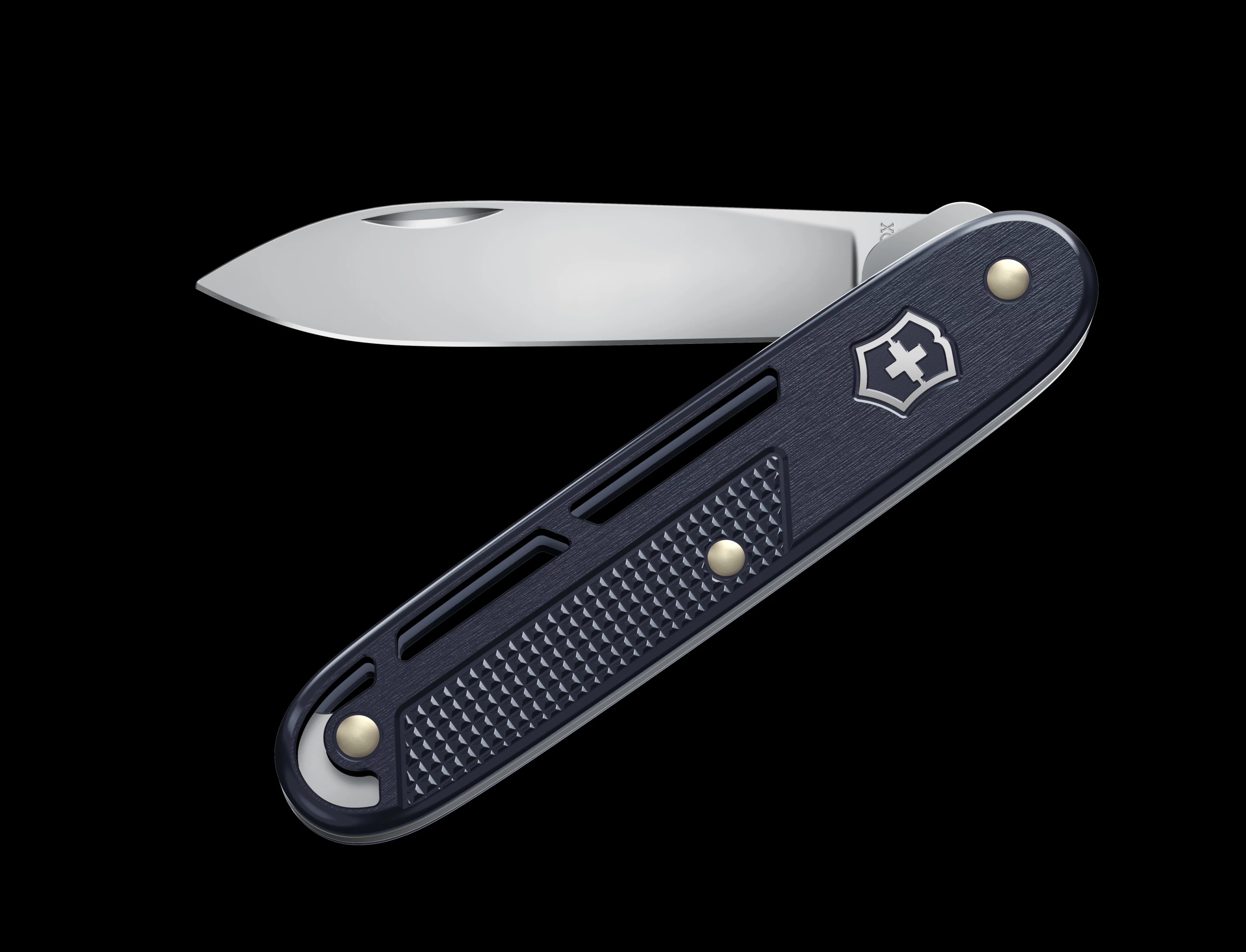 The Victorinox Onefold Alox is a simple single-blade knife
