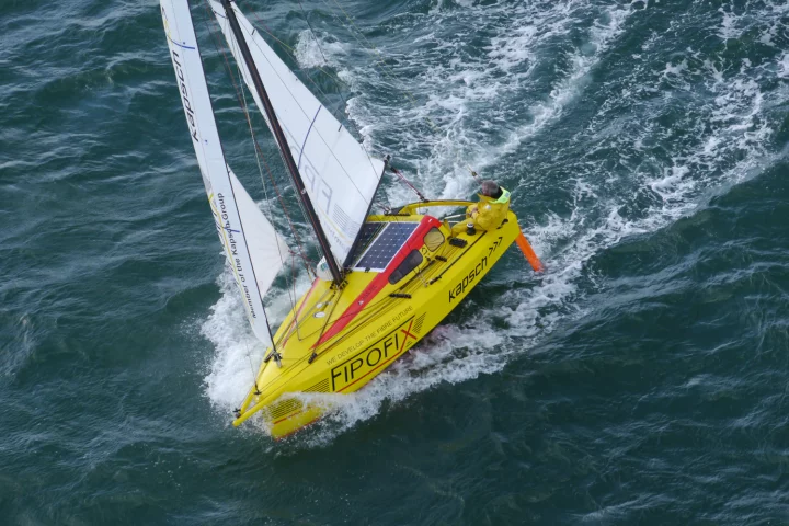 The Fipofix Open 16 out on the water putting Fipofix's specially processed volcanic fiber-based composite to the test