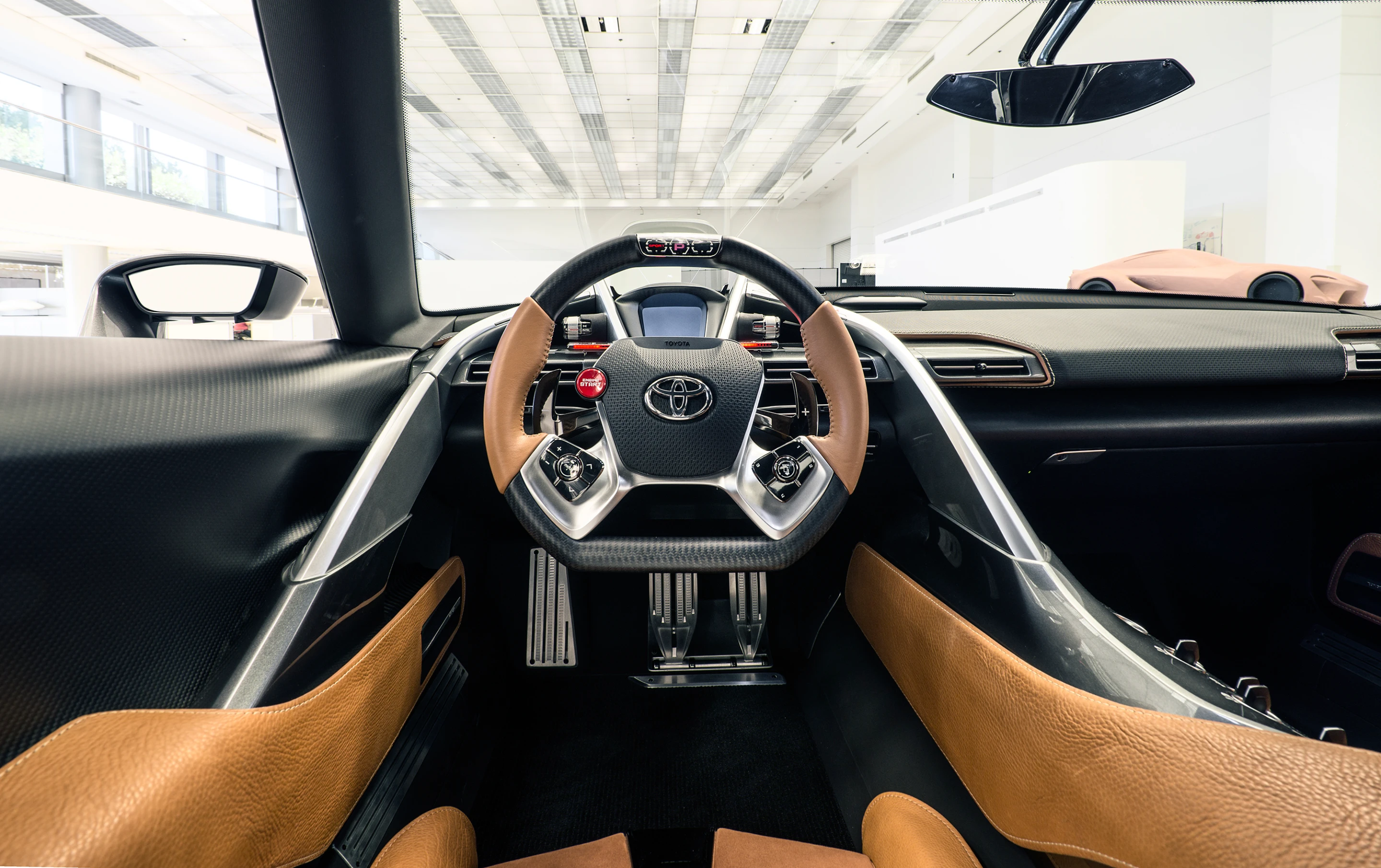 The FT-1 has a highly driver-centric interior