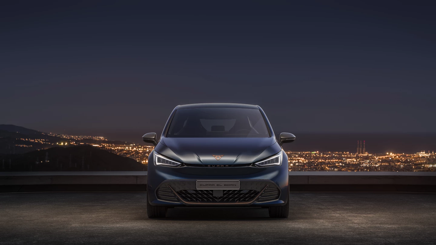 Cupra gives the el-Born a more polished, production-ready face,