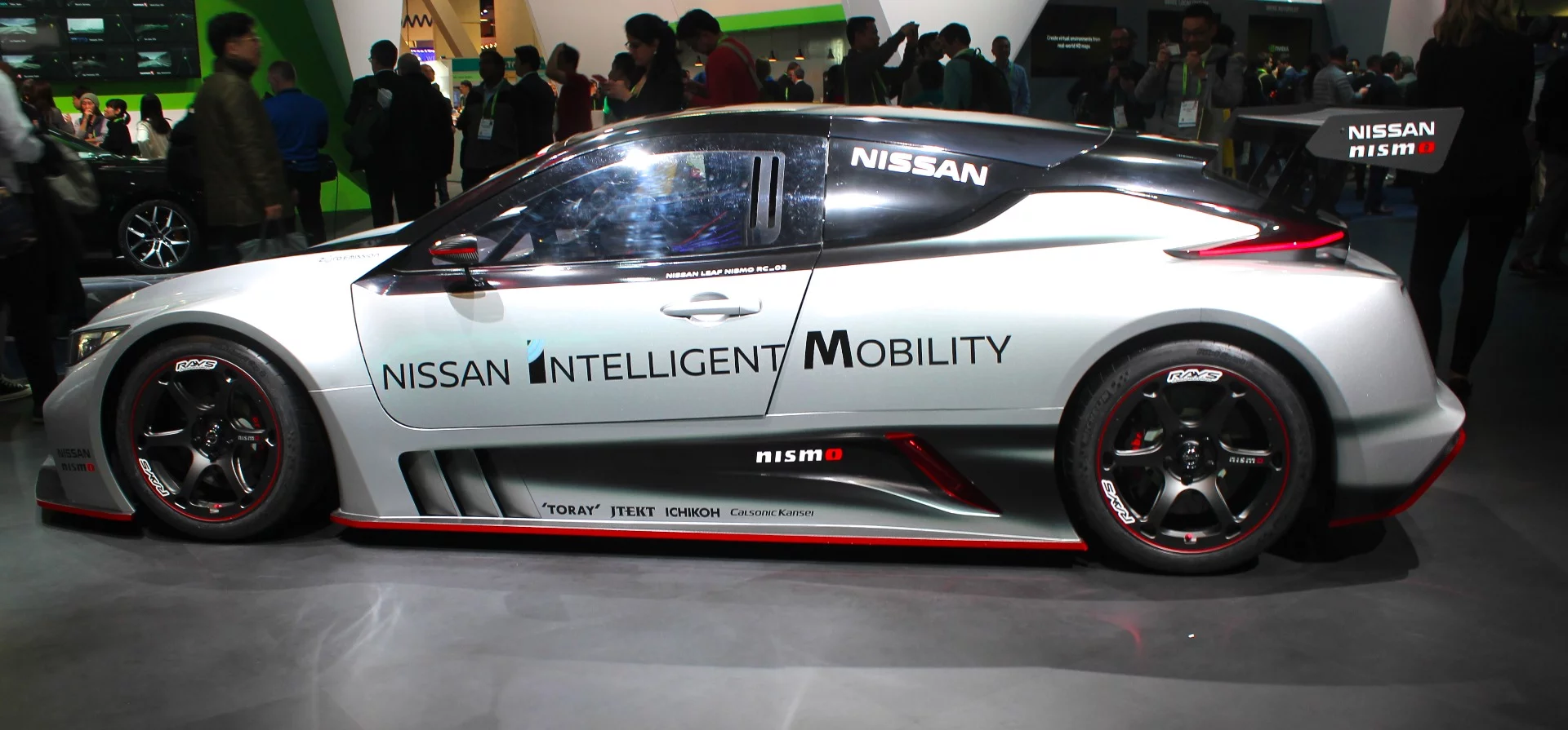 Underneath its dramatic aerodynamics, the Leaf Nismo RC packs a 321-hp dual-motor electric powertrain with 472 lb-ft of instant torque