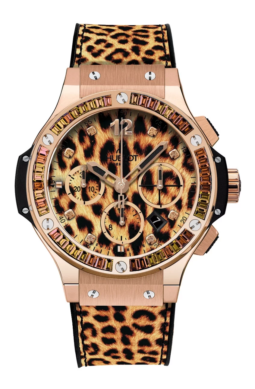 One of the Ladies watch nominees, the CHF 36,900 Hublot Big Bang Leopard