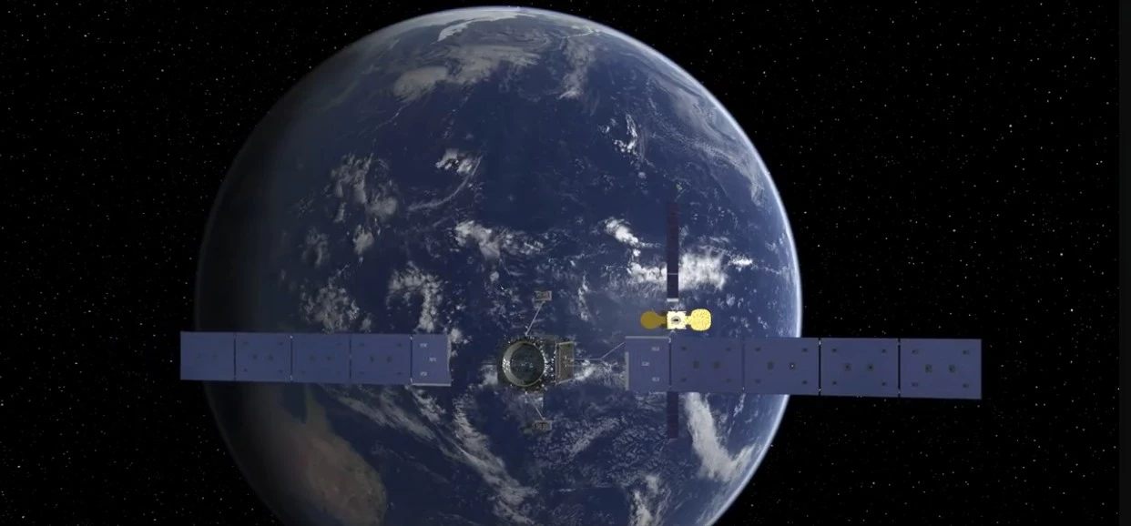 Rendering of MEV-1 approaching IS-901