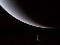 Neptune and Triton (Image: NASA)