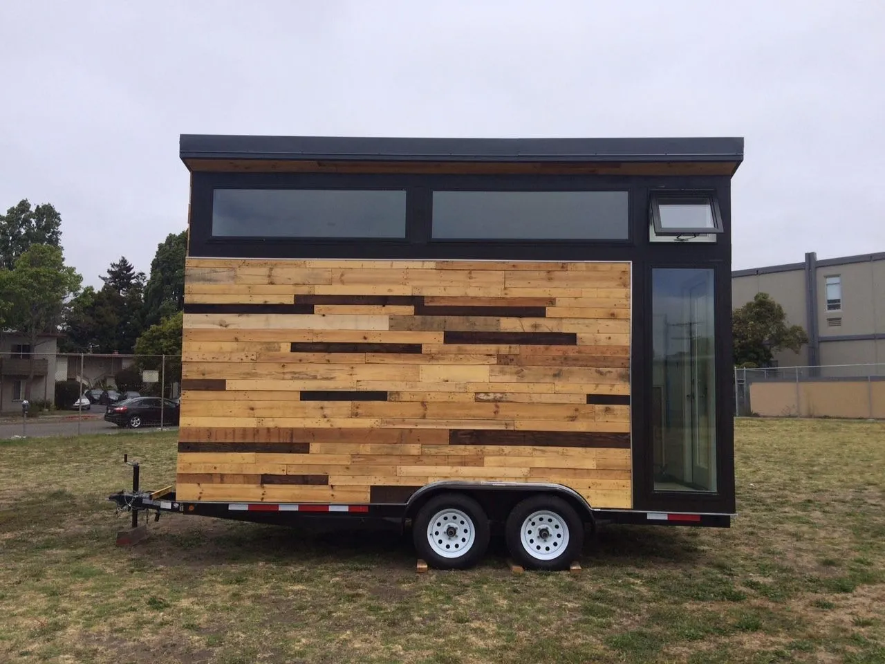 The unnamed home is very basic, and is perhaps better thought of as a shelter or retreat in its current guise, rather than a fully-featured tiny house