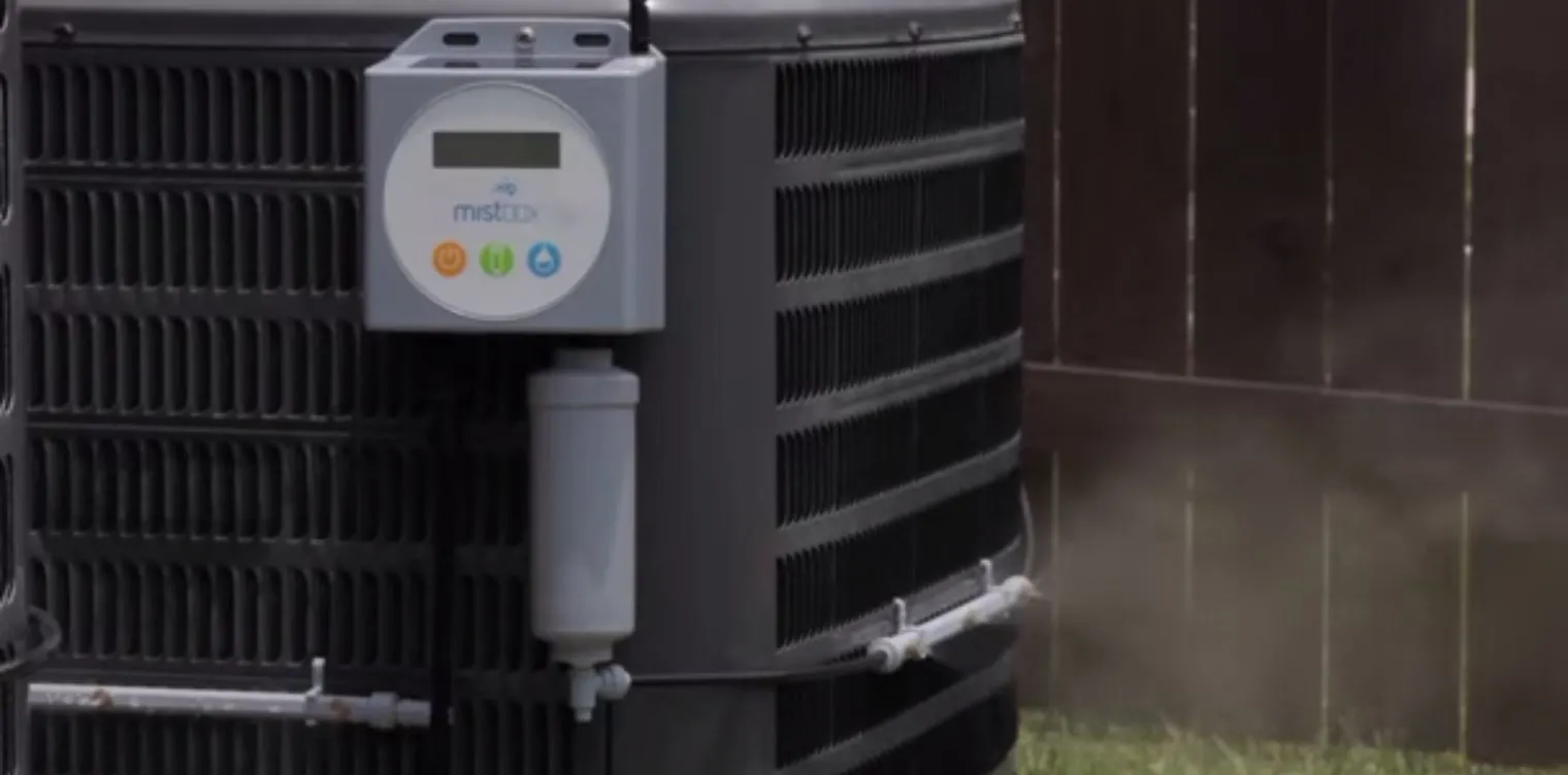 The Mistbox control unit is designed to be easy to install on existing air conditioners