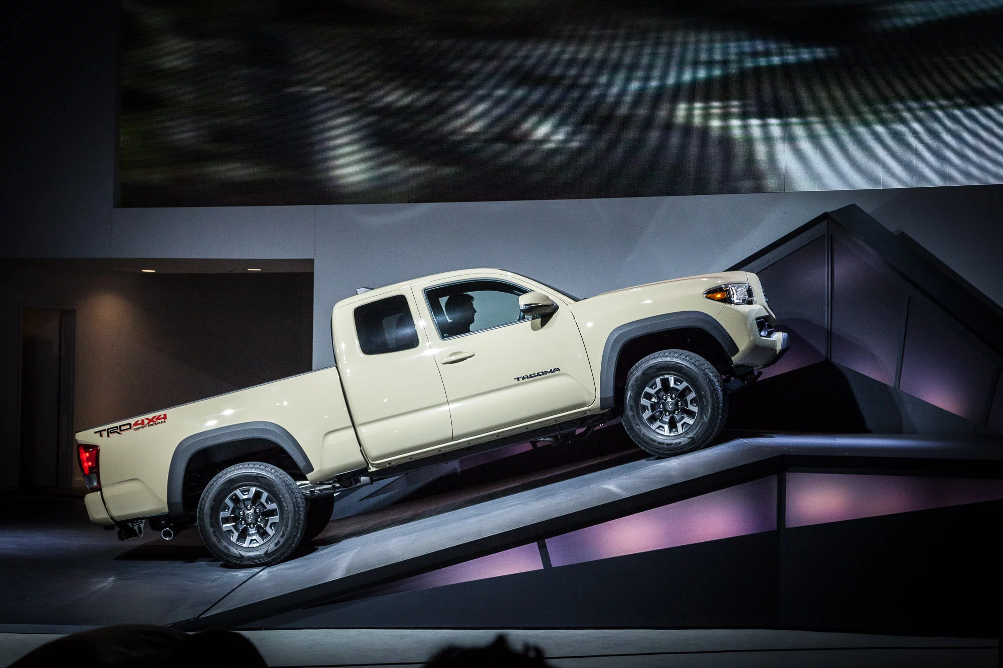 Toyota unveiled a new Tacoma TRD truck (Photo: Gizmag/Loz Blain)