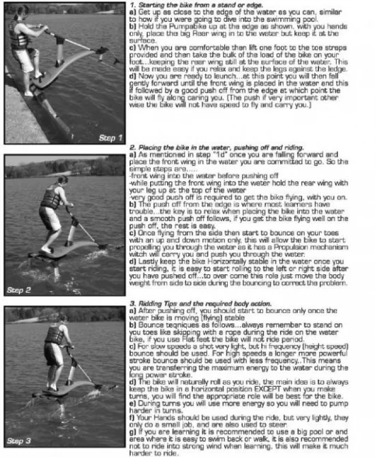 A detailed rundown of the starting procedure