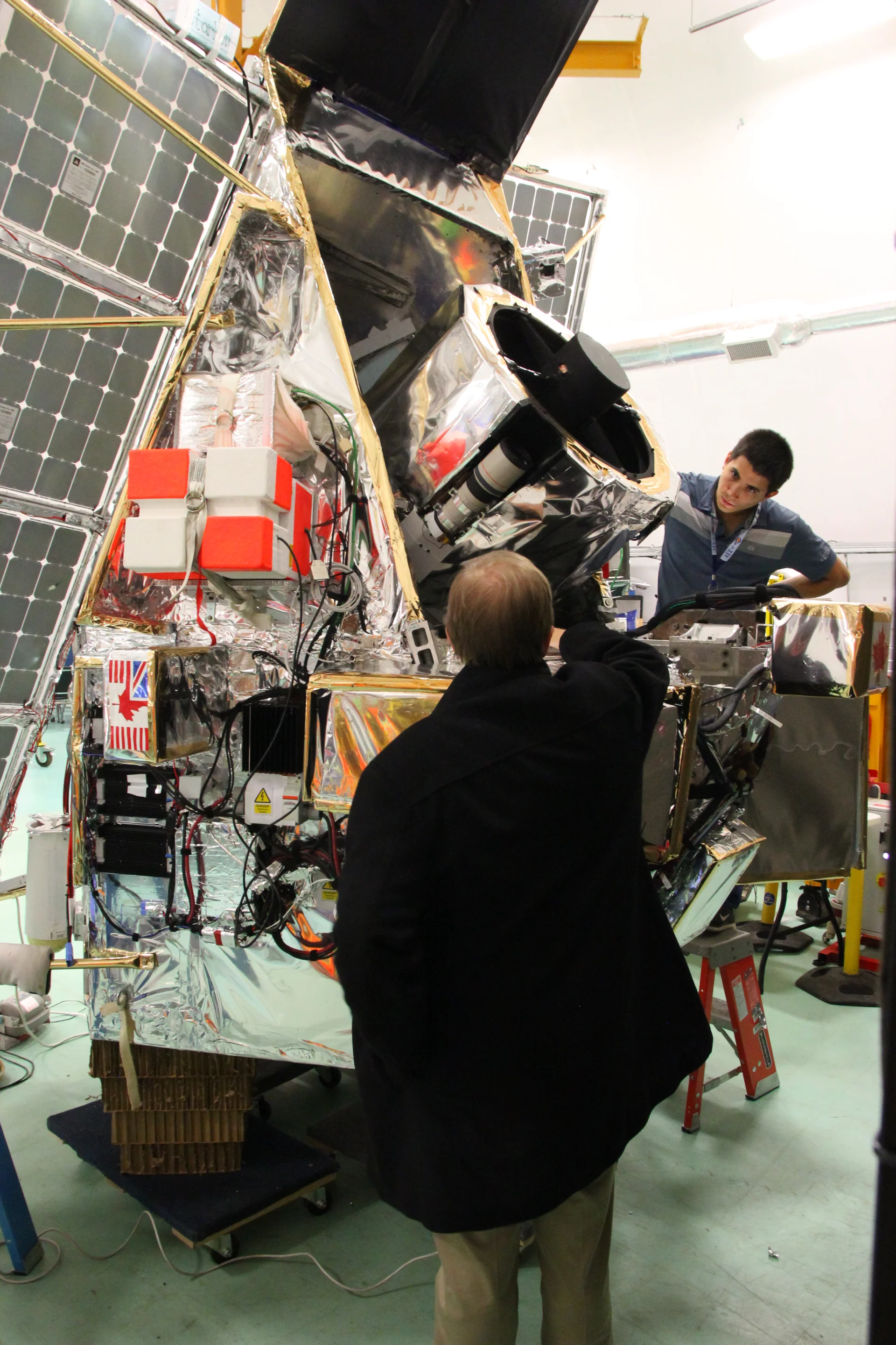 The telescope incorporates a 0.5-meter-diameter mirror