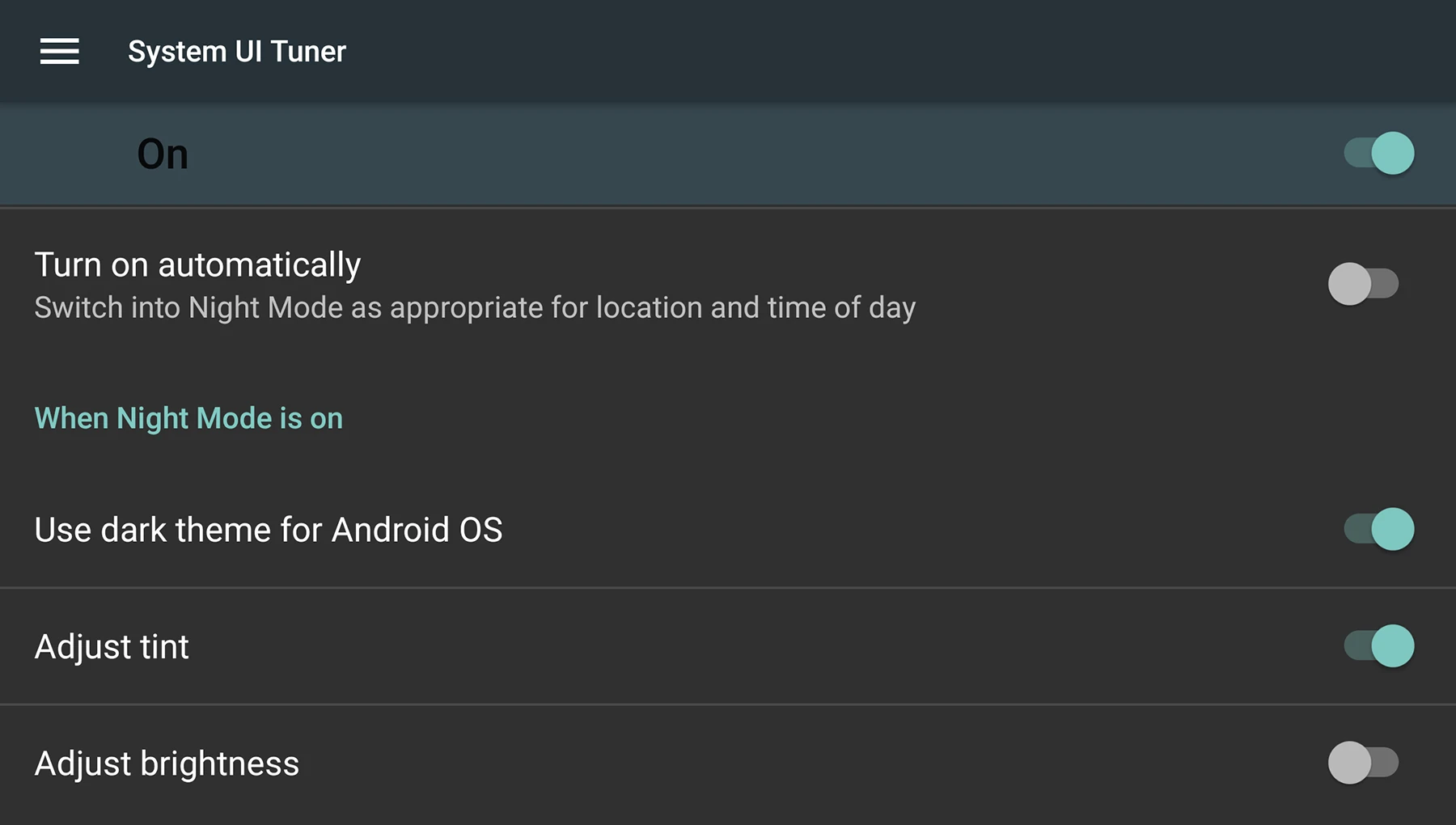 Android N is also getting a Night Mode to ease eye strain late at night