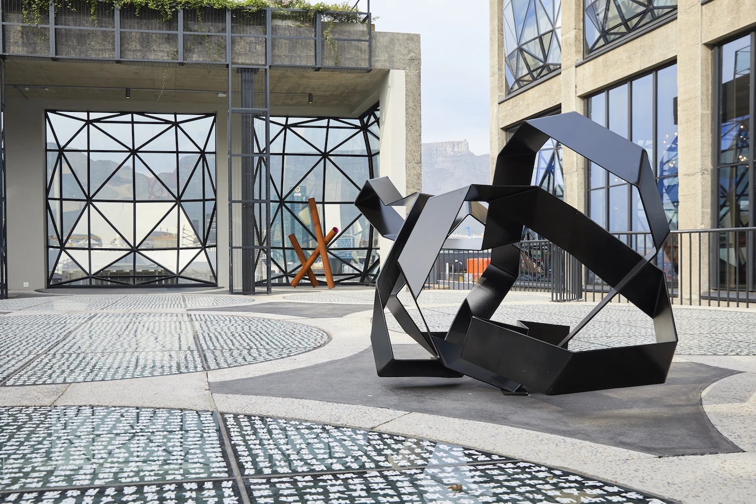 A small selection of the art on display in Zeitz MOCAA. Pictured is the sculpture garden