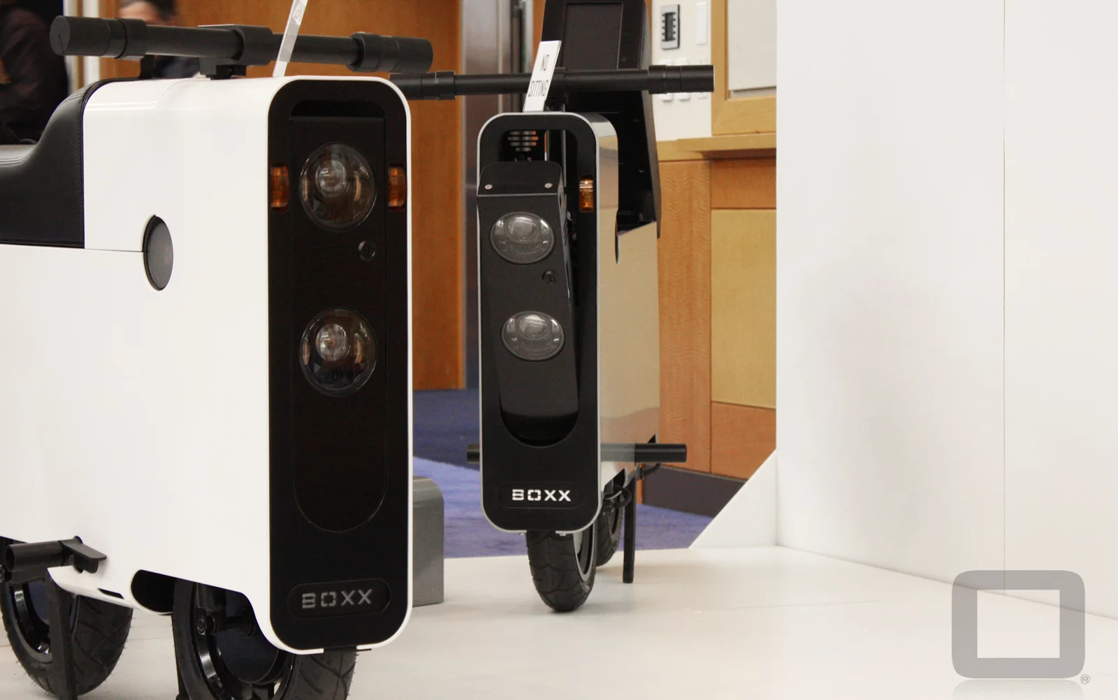 The BOXX is a quirky all-electric scooter for riders determined to cover ground uniquely
