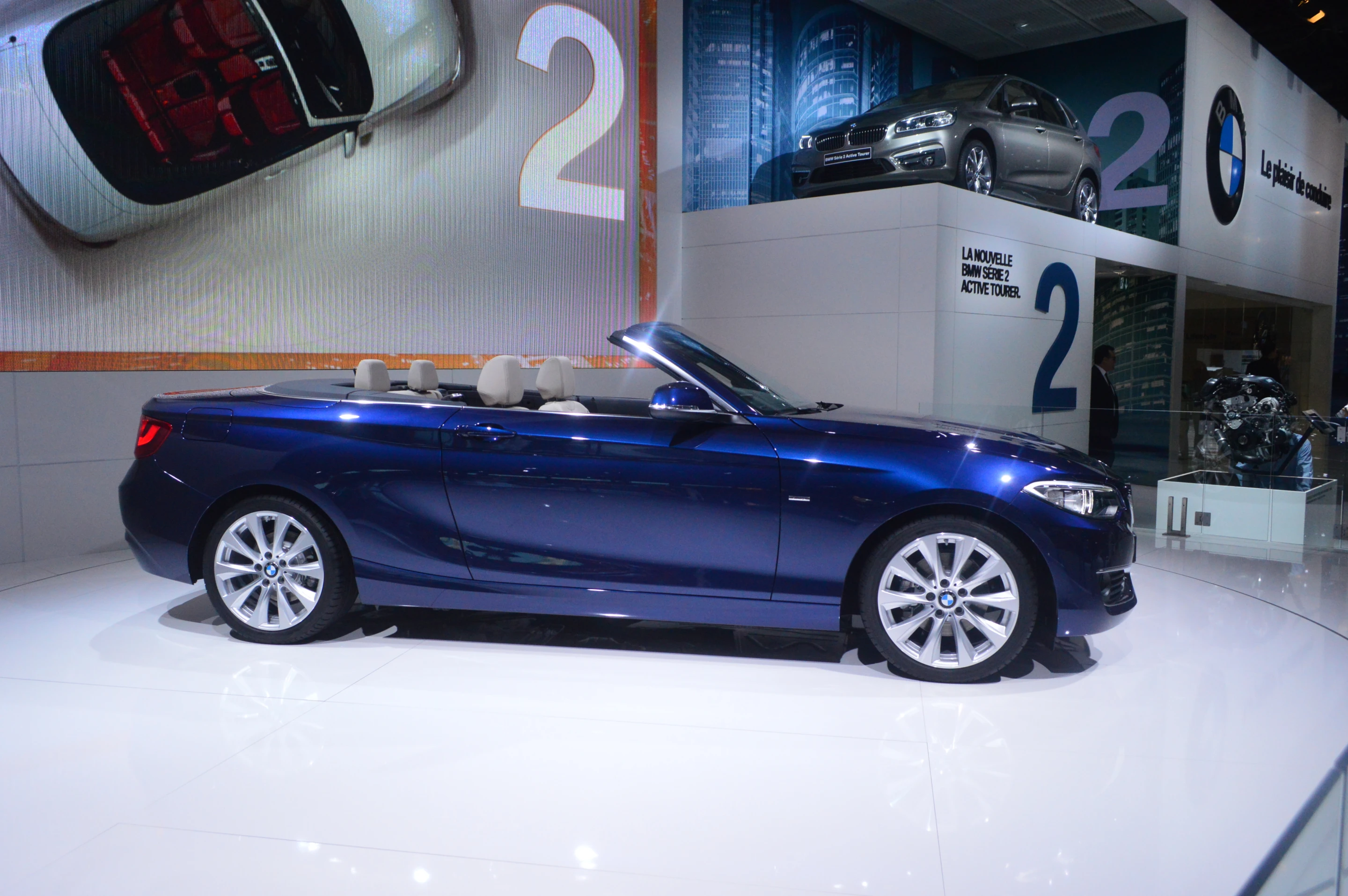 BMW took the wraps off its new 2 Series convertible for a world premiere at the 2014 Paris Auto Show (Photo: C.C. Weiss/Gizmag)