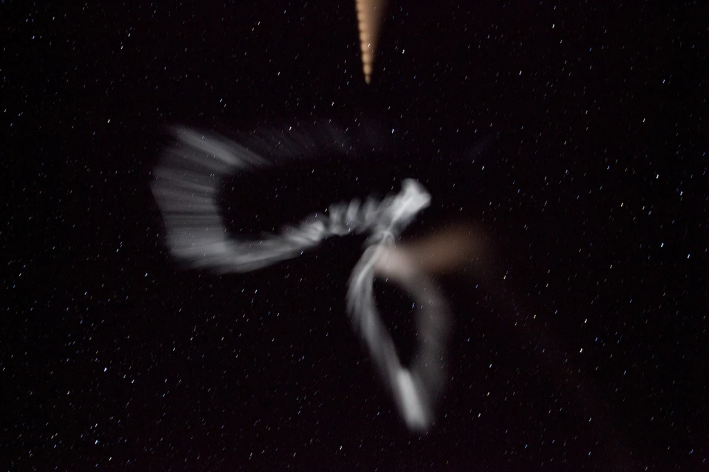 Each rocket carries chemicals released into the high-altitude jet stream (above what we usually hear referred to as jet streams in weather reports) between 60 and 65 miles (97 to 105 km) above the Earth, where winds roar at speeds that can exceed 300 mph (483 km/h) (Photo: NASA/Wallops)