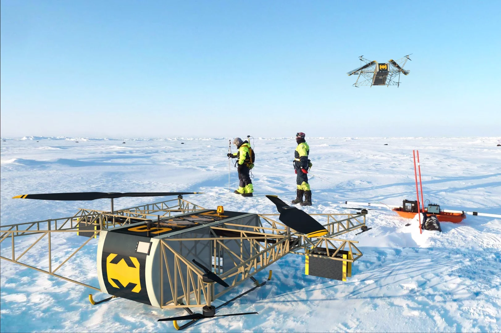 ARDN's SKYF: cargo delivery where wheels can't take you