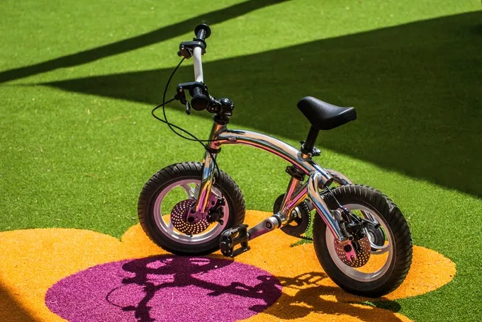 The pedal two-wheeler