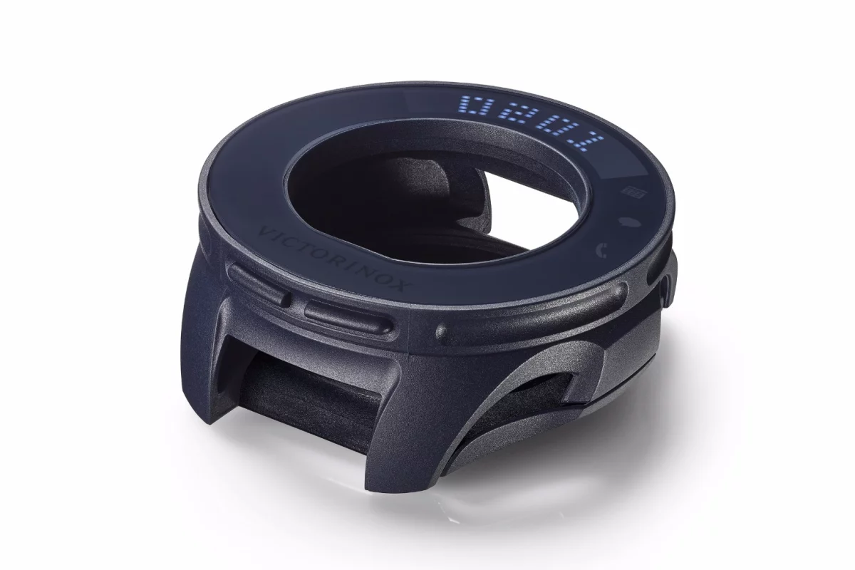 The Cybertool secures to the Inox watch case