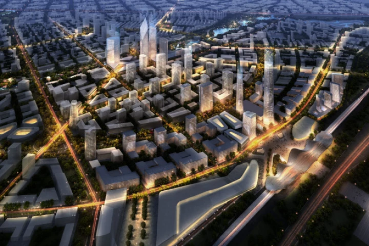 Architectural practice SOM's 17.6-sq km (6.8-sq mile) master plan for Beijing Bohai Innovation City has won an international design competition, which, if fully realized, may set a new standard for environmentally-conscious urban planning