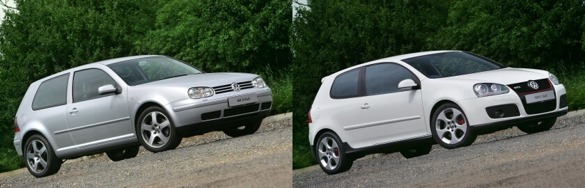 It looks better, no doubt, but the Golf Mk V broke down more often than the Golf Mk IV.