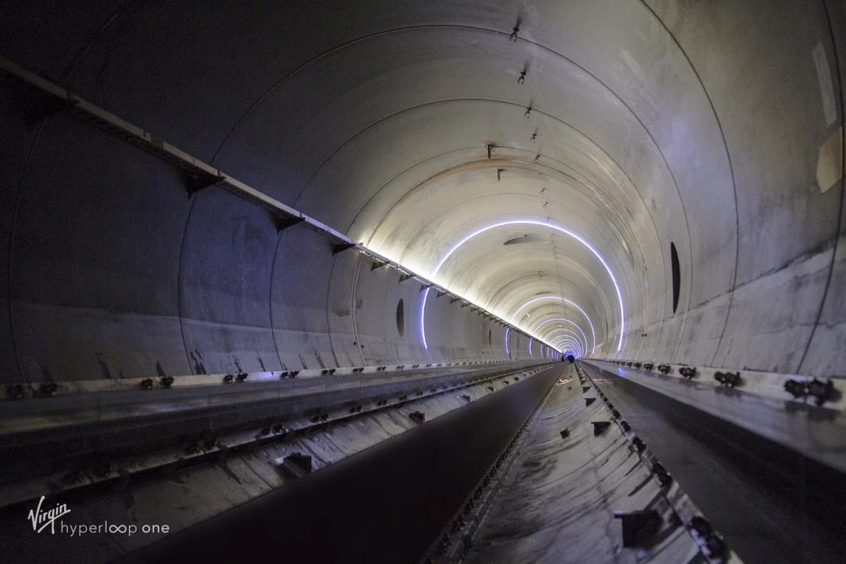 A 35-km-long (21.- mi) hyperloop test track is planned for Saudi Arabia's King Abdullah Economic City