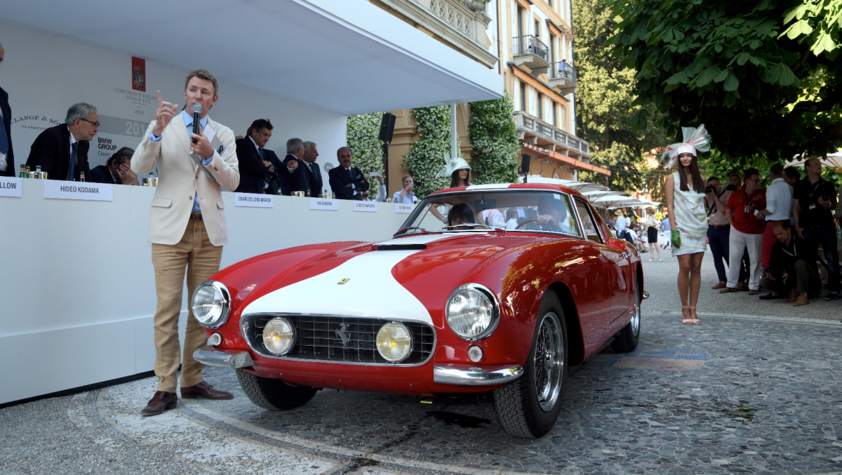 This 1959 Ferrari 250 GT Comp Alloy Berlinetta was one of the legendary seven "interim" cars (in the transition from the 250 GT TdF Berlinetta to the 250 GT SWB Berlinetta) and has been the subject of a no-expense-spared restoration. Such a restoration included finding and purchasing the original motor, sending the chassis to Ferrari where Vaccari e Bosi (the original chassis builder) restored the chassis while Modena's Carrozzeria Autosport Bachelli & Villa did the body.
