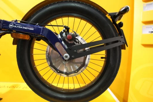 The Ultra Motor A2B Excel - 800W hub motor at the rear wheel