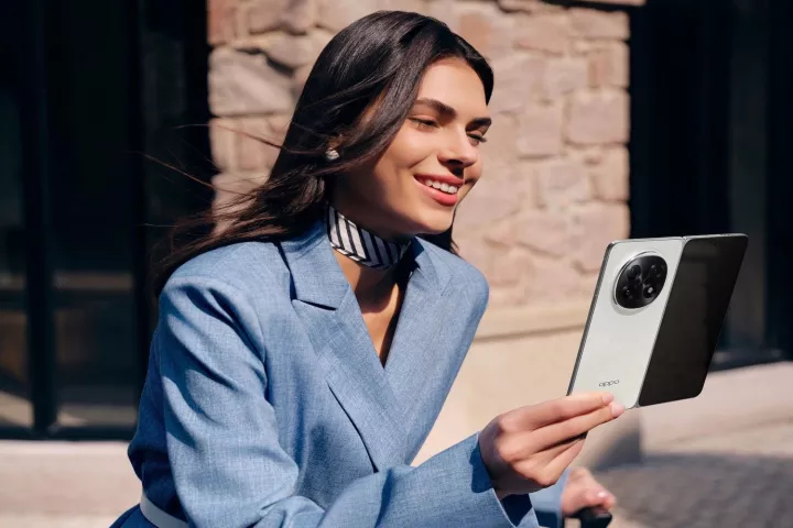 The Oppo Find N5 is billed as "the world's thinnest book-style foldable flagship smartphone"