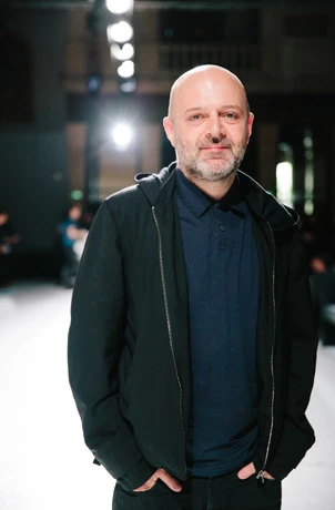 The high-tech outfit comes from the mind of fashion designer Hussein Chalayan