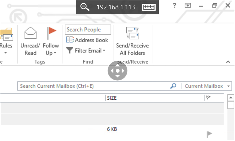 Zooming in on the screen allows easier access to small targets