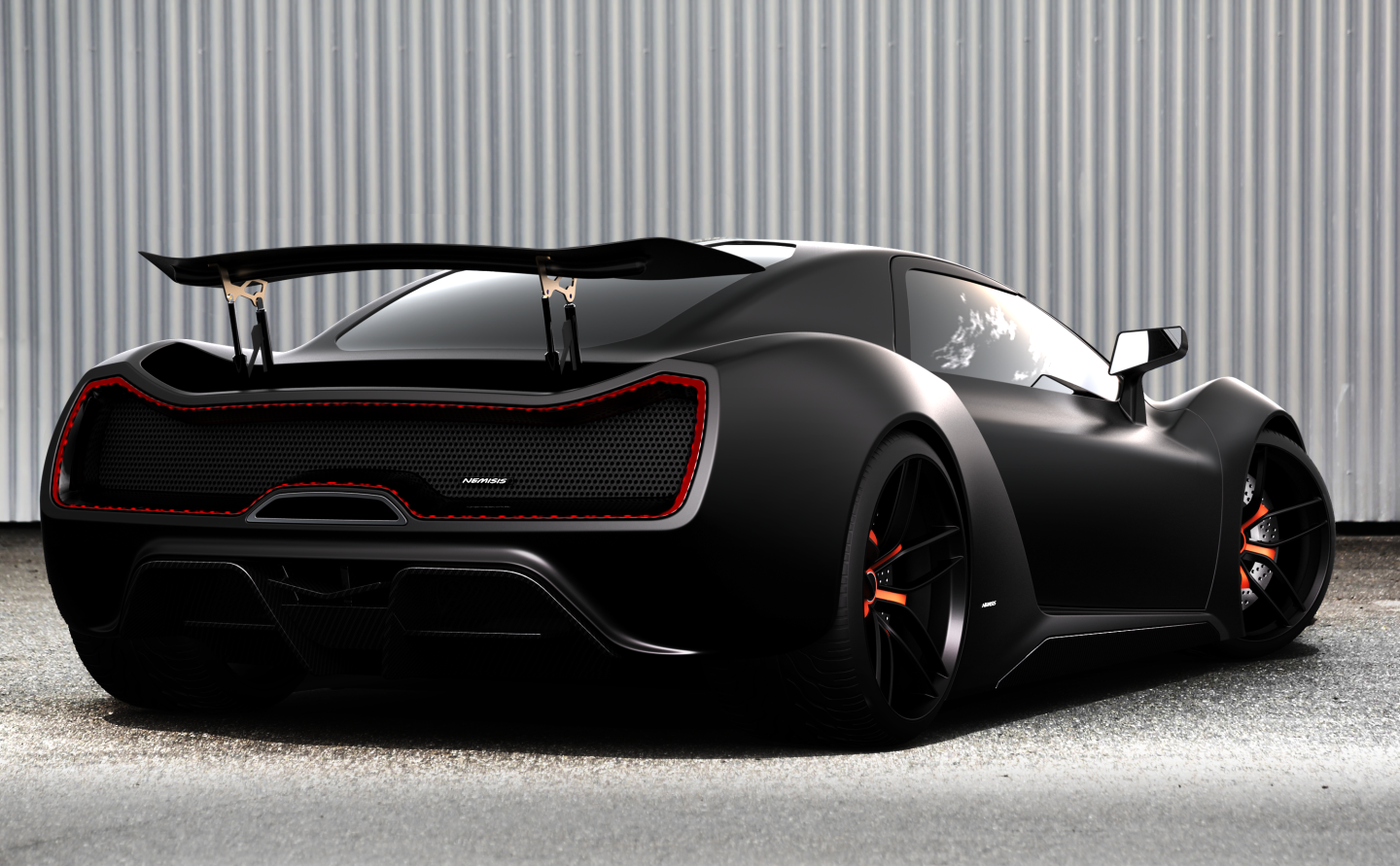 The Nemesis has a large rear wing and mesh fascia