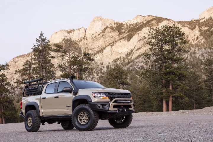 The ZR2 takes advantage of the highly off-road-capable ZR2 platform and brings along some accessories