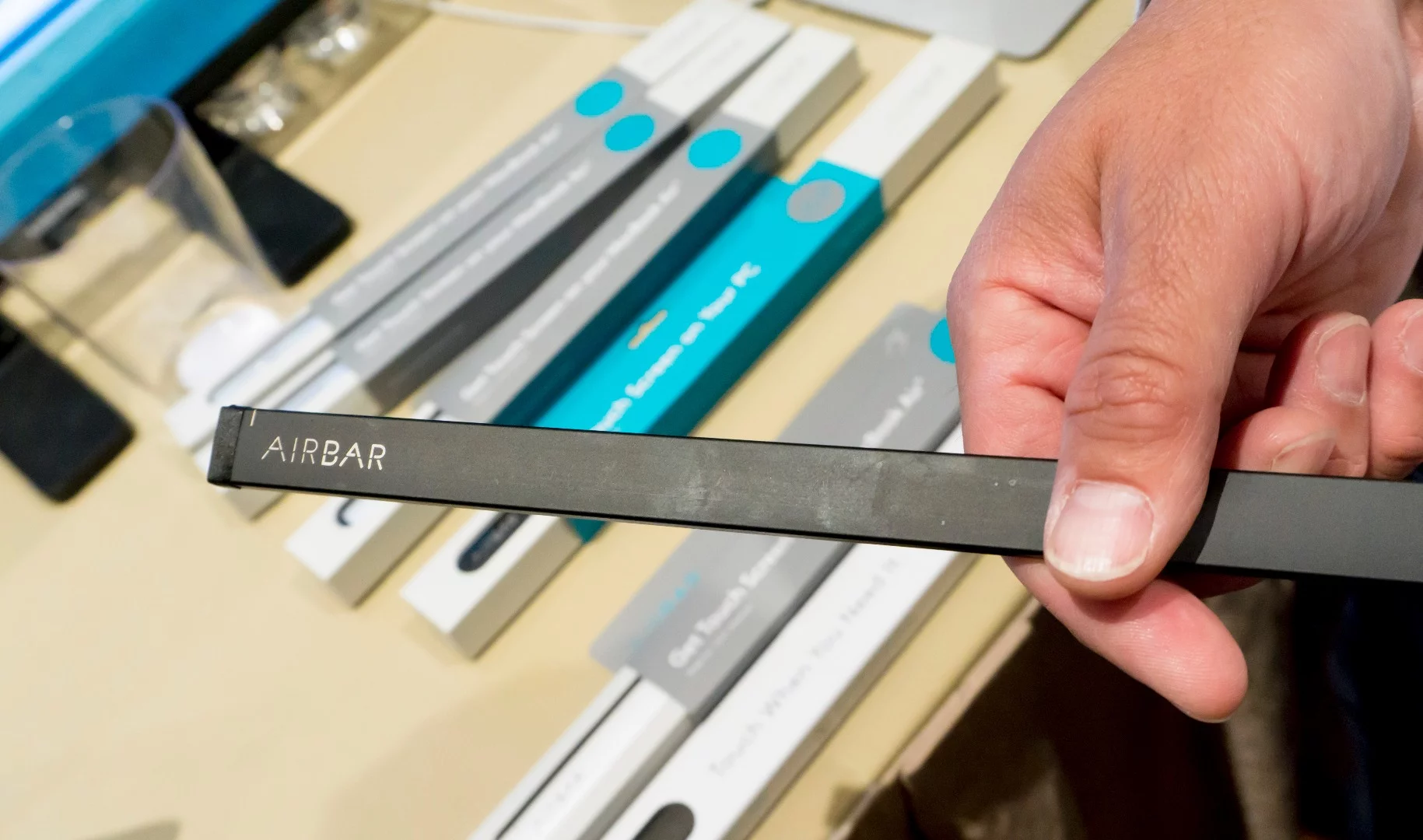 AirBar in hand