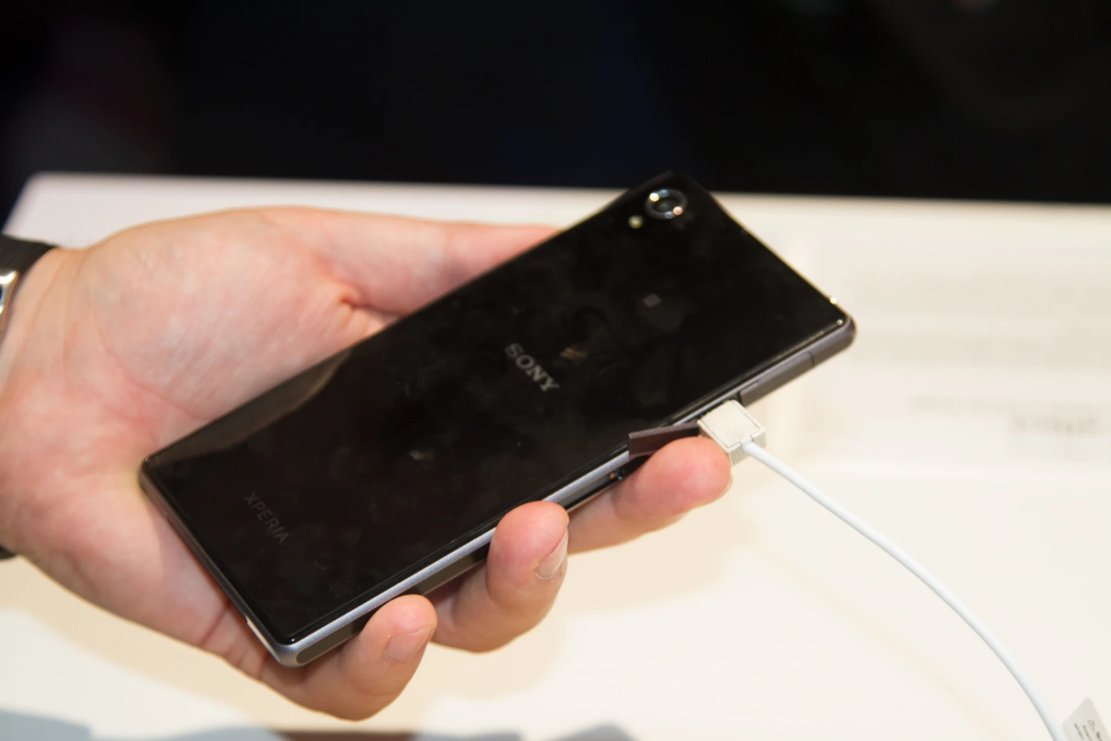 A back view of the Sony Xperia Z1