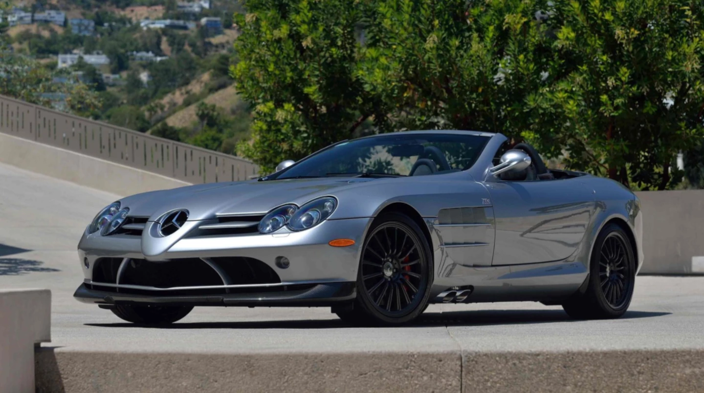 This 2009 Mercedes-Benz SLR McLaren 722S Roadster is estimate to sell for between $900,000 and $1,100,000. Official Auction Page