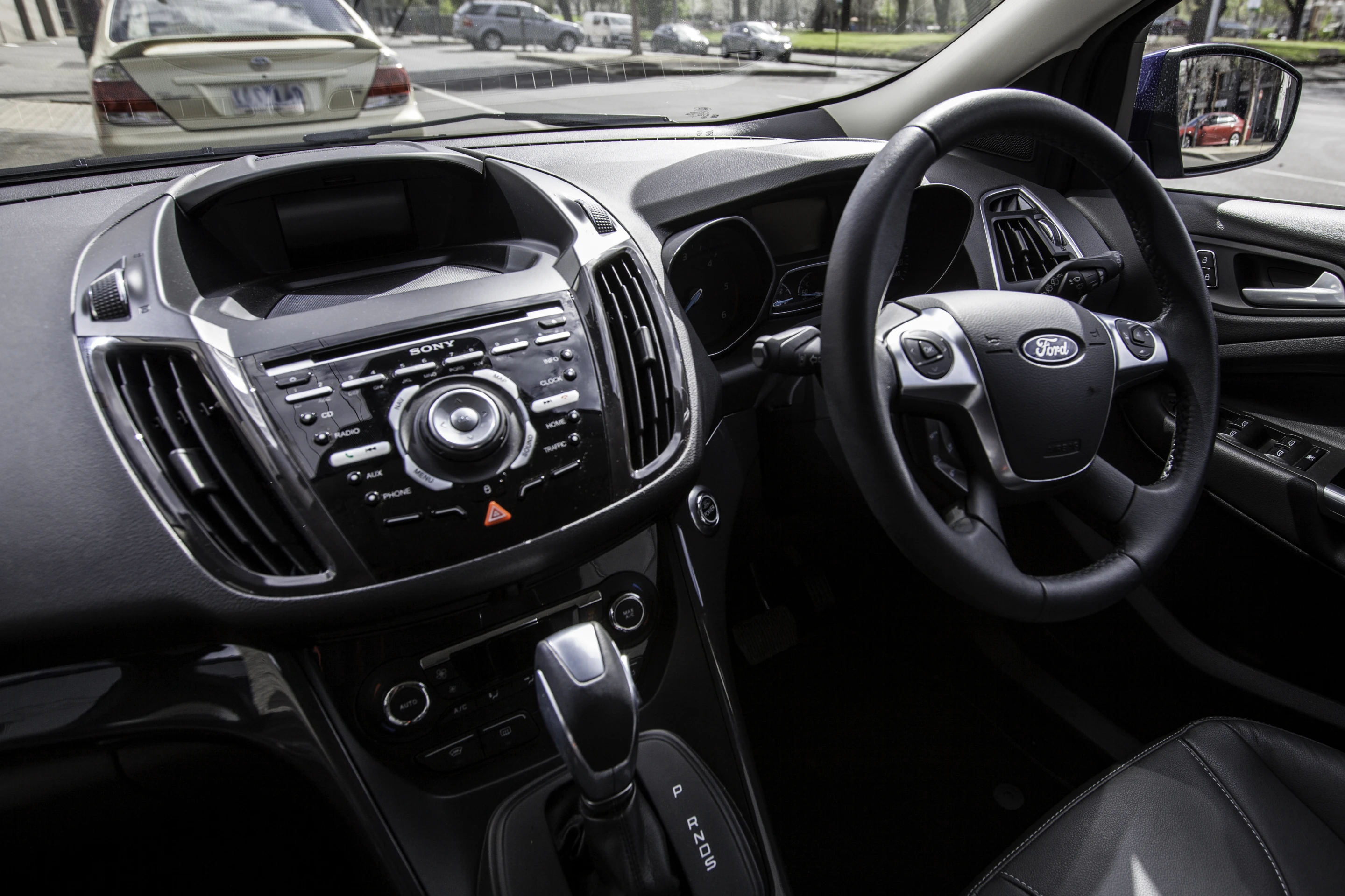 The interior is kitted out with Ford's SYNC infotainment system (Photo: Noel McKeegan/Gizmag.com)