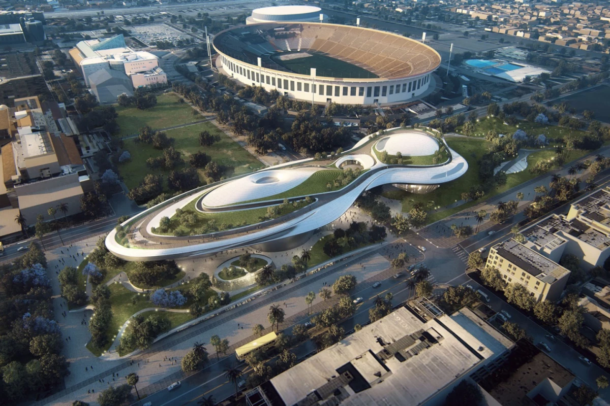 MAD Architects has created two new concepts for the Lucas Museum of Narrative Art, both of which would be based in California