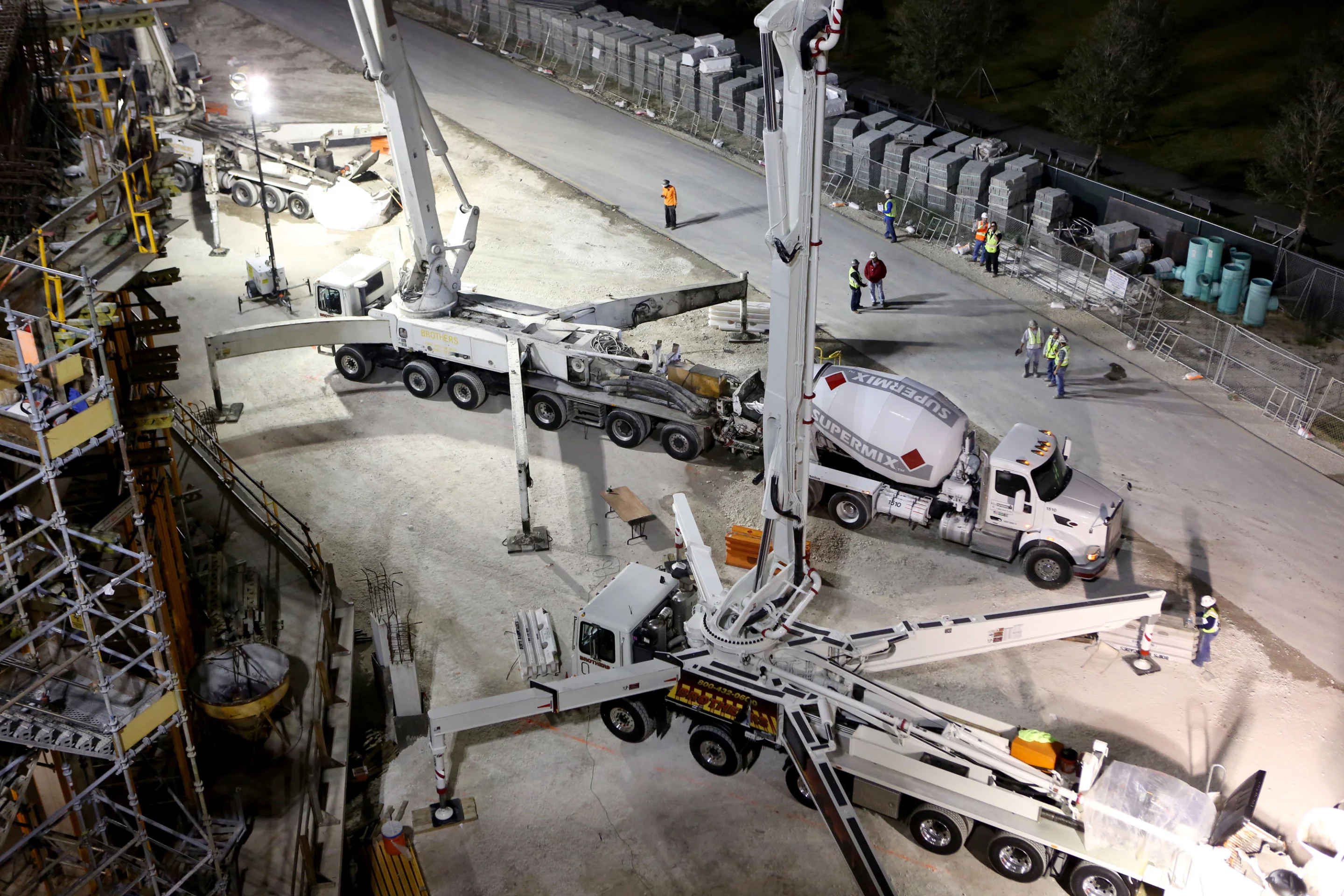 The Gulf Stream Tank required 120 truckloads of concrete to be constructed