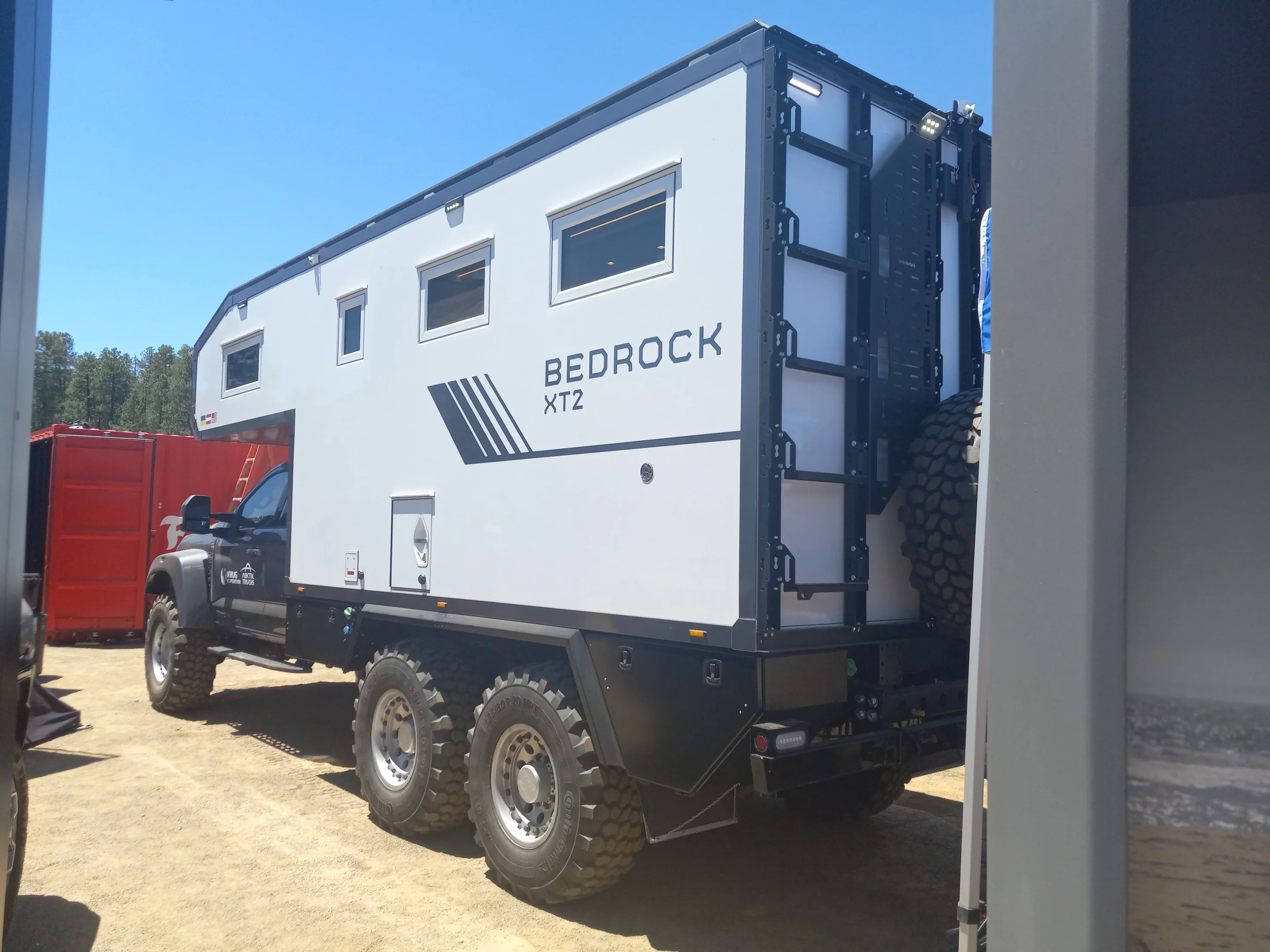 330 inches and six wheels of European-meets-American adventure rig